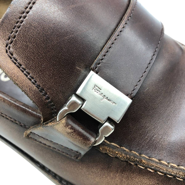 Salvatore Ferragamo loafers, made in Italy. Men's 28.0cm unclear brown type Vintage Second Hand