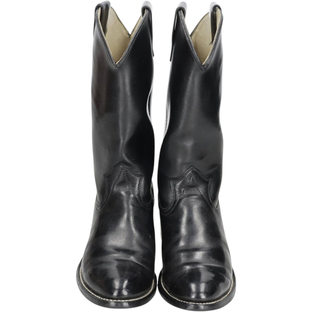 Platform Roper Boots, Made in USA, Size 9 1/2D Men's 27.5cm genuine leather black type Vintage Second Hand