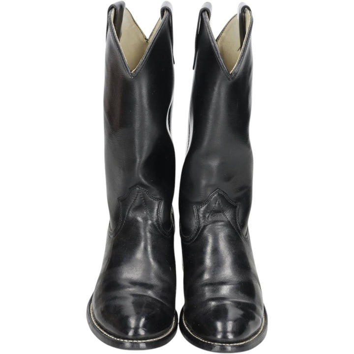 Platform Roper Boots, Made in USA, Size 9 1/2D Men's 27.5cm genuine leather black type Vintage Second Hand