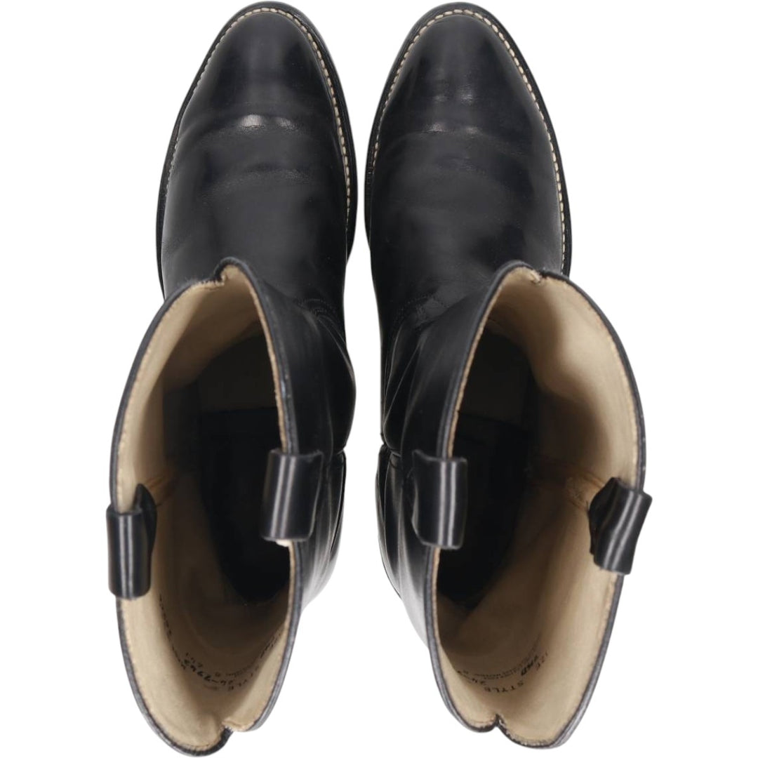 Platform Roper Boots, Made in USA, Size 9 1/2D Men's 27.5cm genuine leather black type Vintage Second Hand