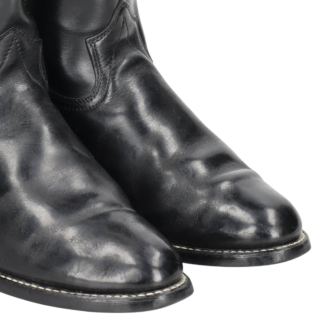 Platform Roper Boots, Made in USA, Size 9 1/2D Men's 27.5cm genuine leather black type Vintage Second Hand