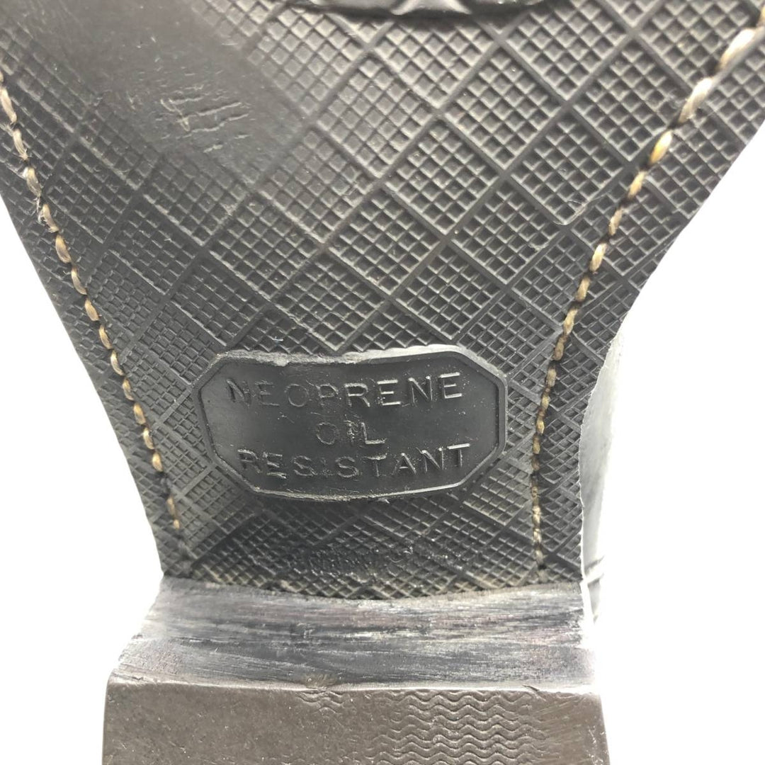 Platform Roper Boots, Made in USA, Size 9 1/2D Men's 27.5cm genuine leather black type Vintage Second Hand