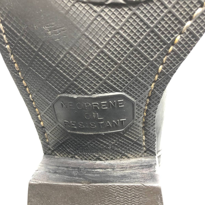 Platform Roper Boots, Made in USA, Size 9 1/2D Men's 27.5cm genuine leather black type Vintage Second Hand
