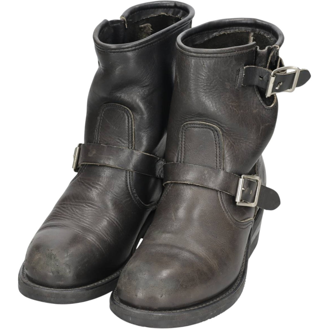 Double-H Boots Engineer Boots Men's 26.5cm unclear black type Vintage Second Hand