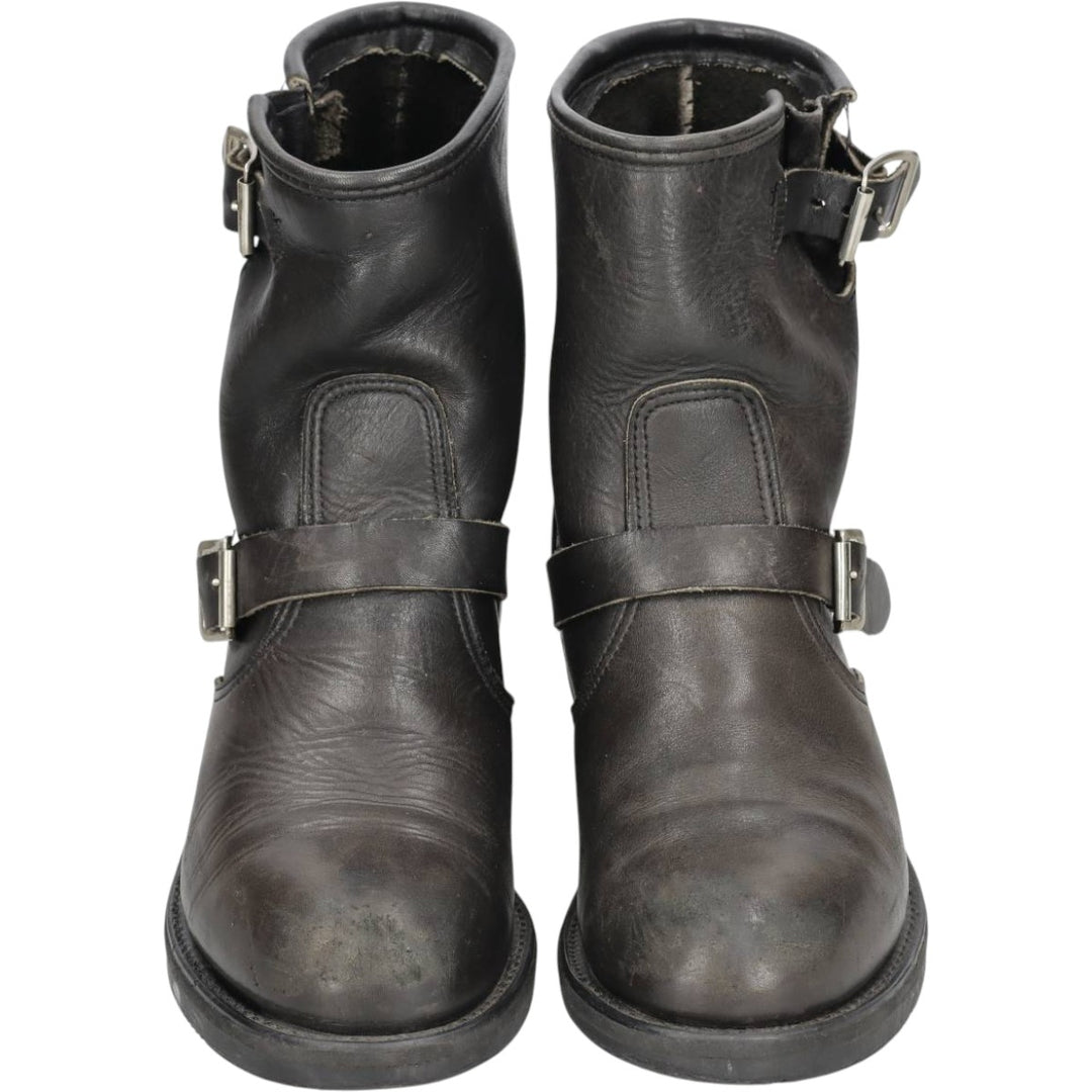 Double-H Boots Engineer Boots Men's 26.5cm unclear black type Vintage Second Hand