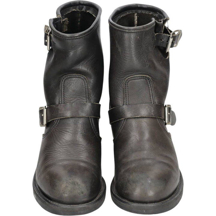 Double-H Boots Engineer Boots Men's 26.5cm unclear black type Vintage Second Hand