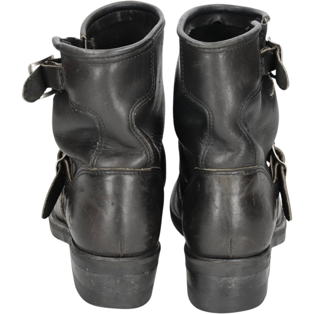 Double-H Boots Engineer Boots Men's 26.5cm unclear black type Vintage Second Hand