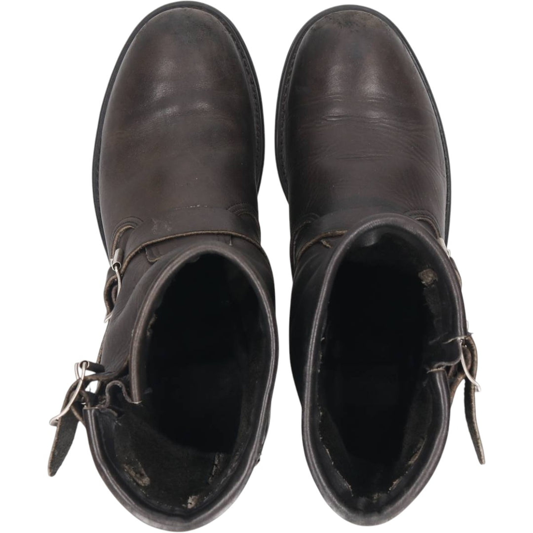 Double-H Boots Engineer Boots Men's 26.5cm unclear black type Vintage Second Hand