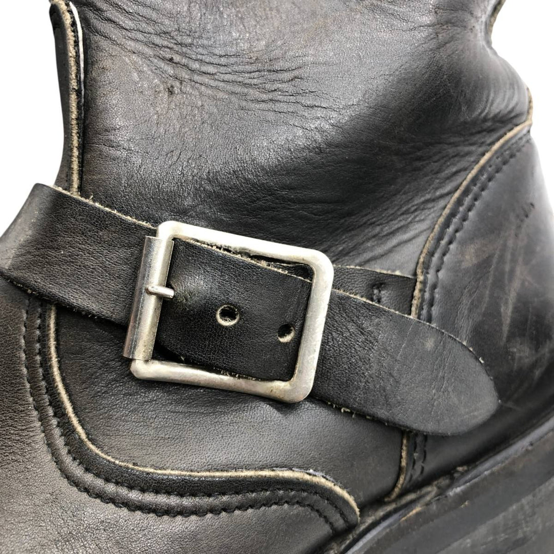 Double-H Boots Engineer Boots Men's 26.5cm unclear black type Vintage Second Hand