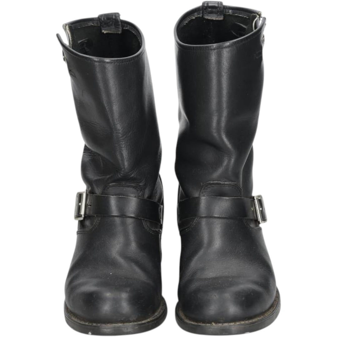 Engineer boots size 9D Men's 26.0cm unclear black type Vintage Second Hand
