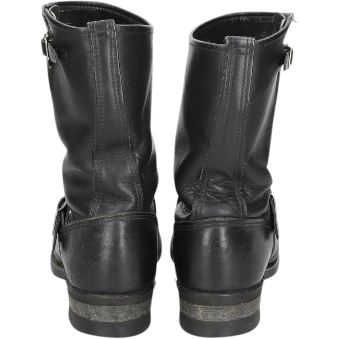 Engineer boots size 9D Men's 26.0cm unclear black type Vintage Second Hand