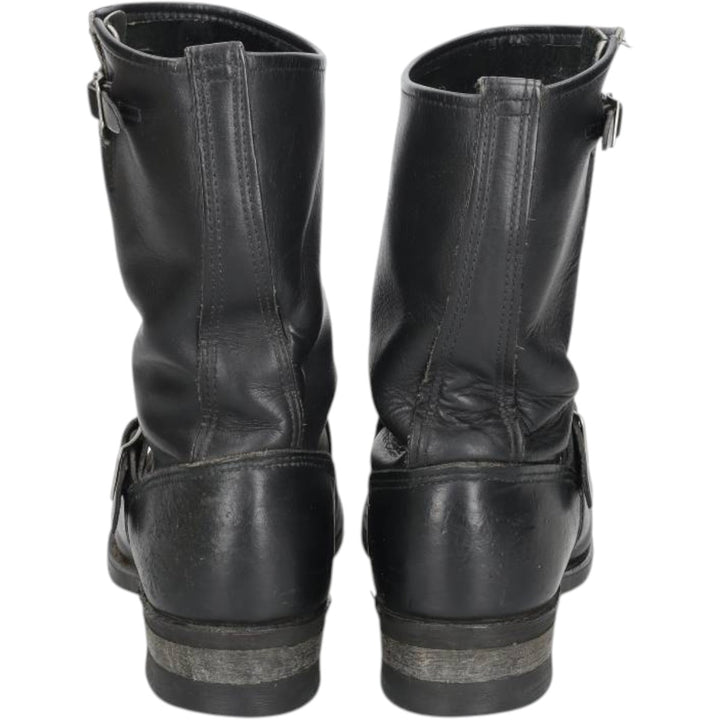 Engineer boots size 9D Men's 26.0cm unclear black type Vintage Second Hand