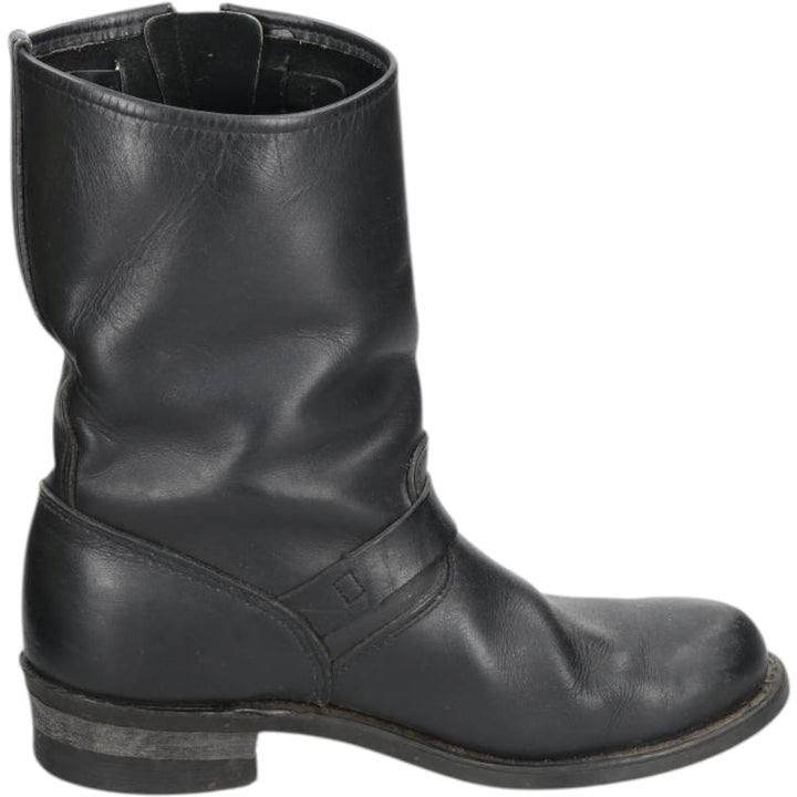 Engineer boots size 9D Men's 26.0cm unclear black type Vintage Second Hand
