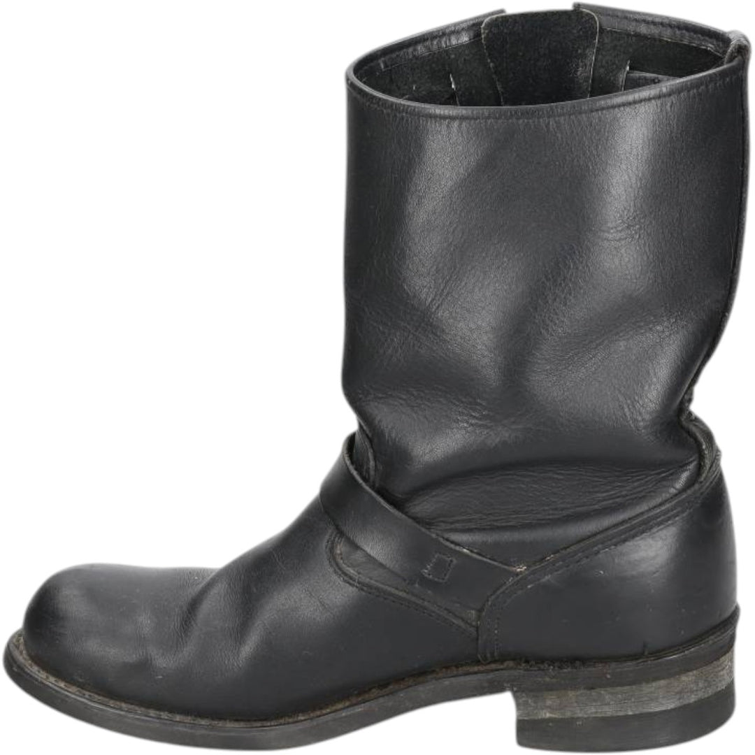 Engineer boots size 9D Men's 26.0cm unclear black type Vintage Second Hand