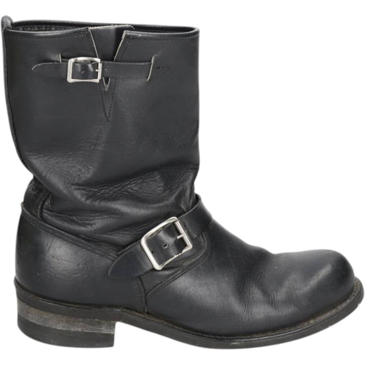 Engineer boots size 9D Men's 26.0cm unclear black type Vintage Second Hand