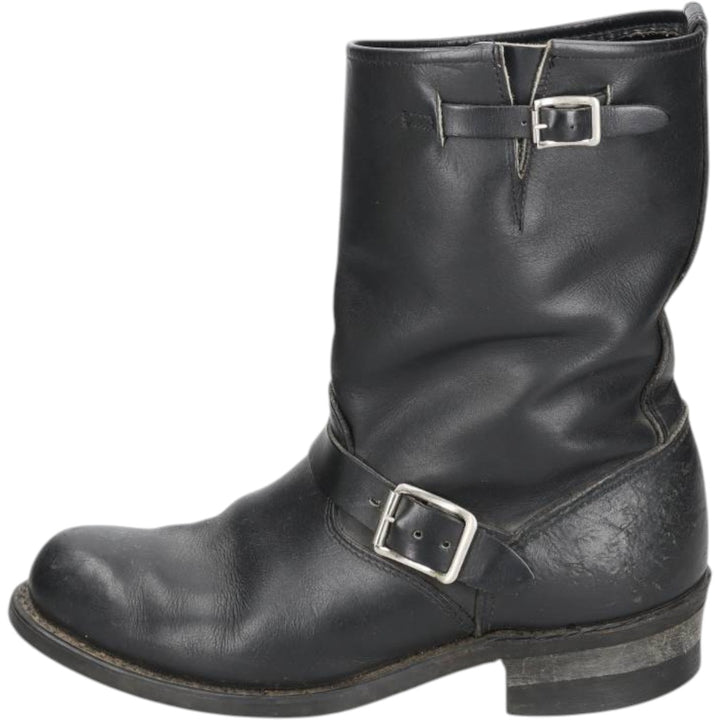 Engineer boots size 9D Men's 26.0cm unclear black type Vintage Second Hand