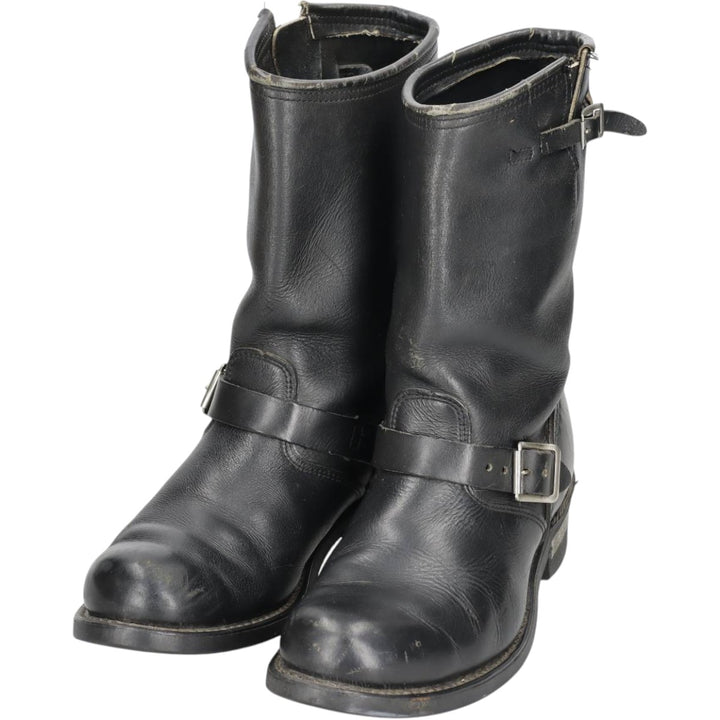 FRYE Engineer Boots 10D Men's 28.0cm genuine leather black type Vintage Second Hand