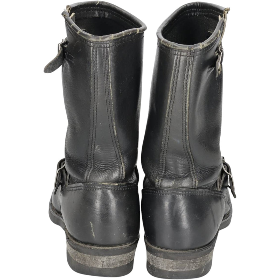 FRYE Engineer Boots 10D Men's 28.0cm genuine leather black type Vintage Second Hand