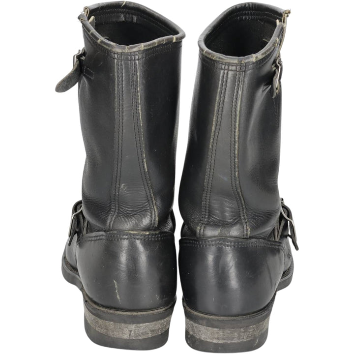 FRYE Engineer Boots 10D Men's 28.0cm genuine leather black type Vintage Second Hand
