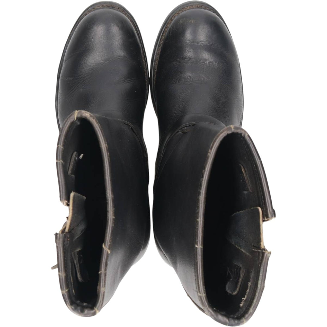FRYE Engineer Boots 10D Men's 28.0cm genuine leather black type Vintage Second Hand