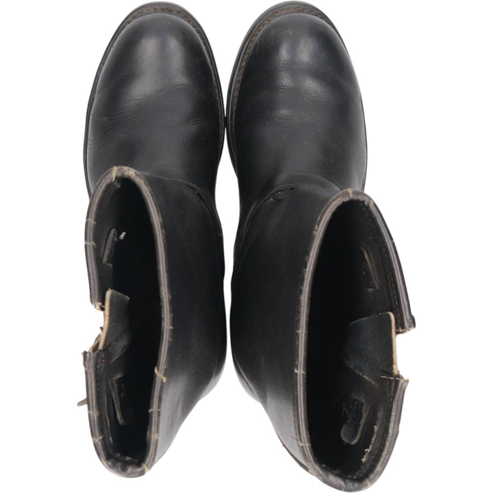 FRYE Engineer Boots 10D Men's 28.0cm genuine leather black type Vintage Second Hand
