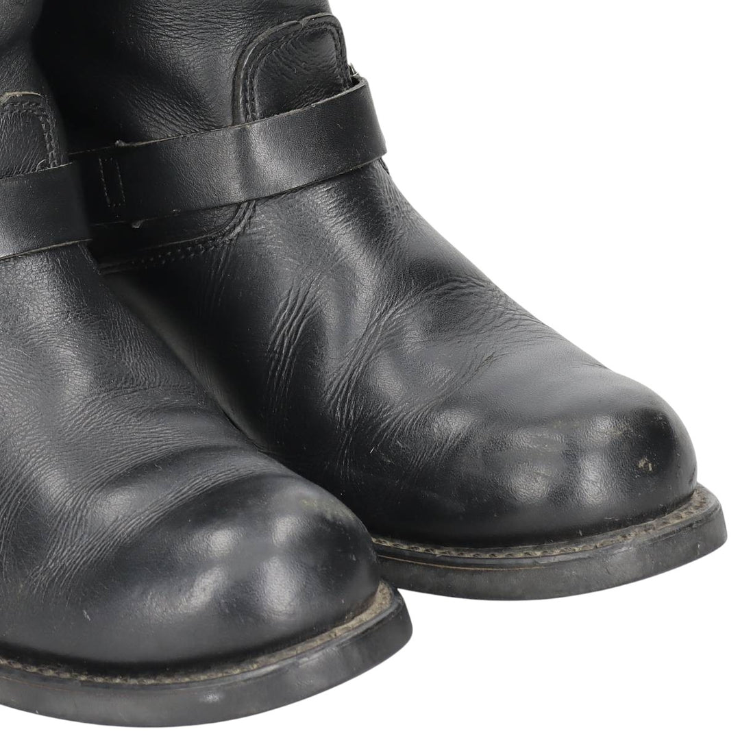 FRYE Engineer Boots 10D Men's 28.0cm genuine leather black type Vintage Second Hand