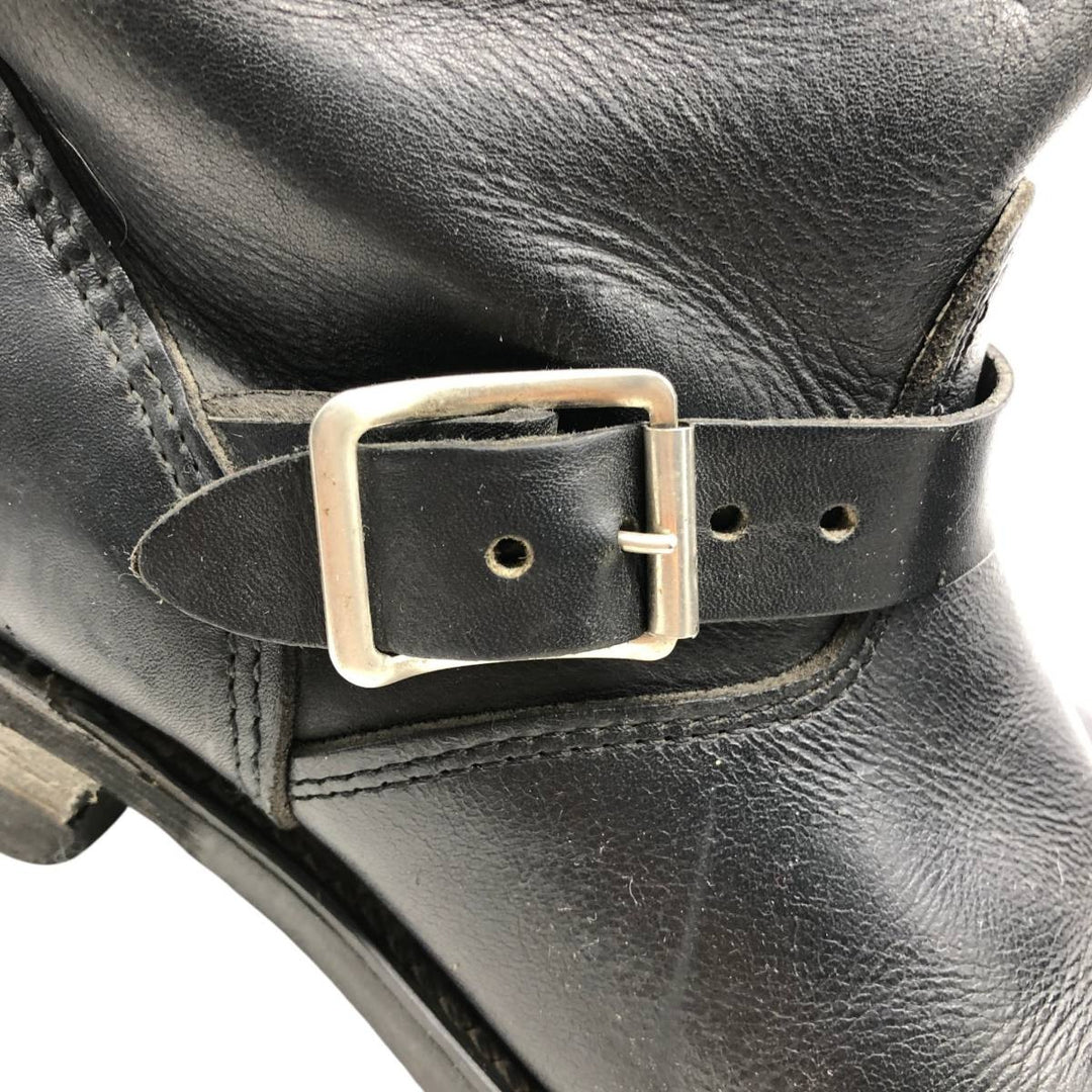 FRYE Engineer Boots 10D Men's 28.0cm genuine leather black type Vintage Second Hand