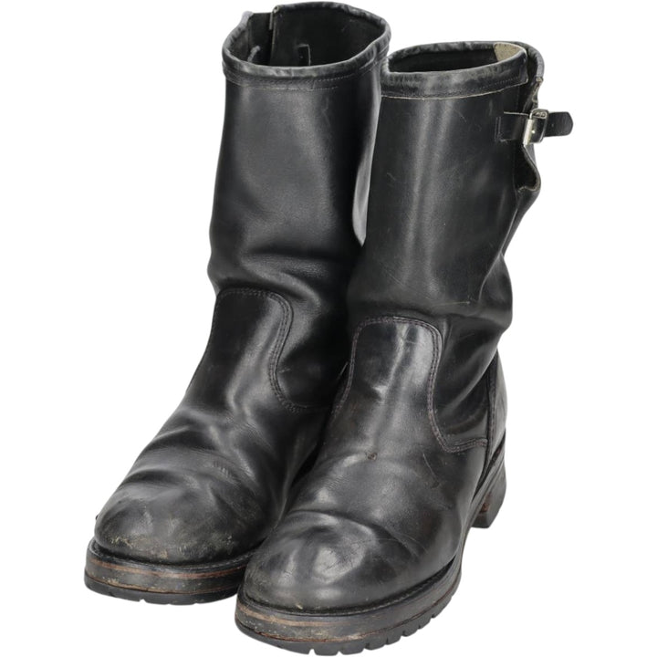 Georgia Boot Engineer Boots Men's 26.5cm unclear black type Vintage Second Hand