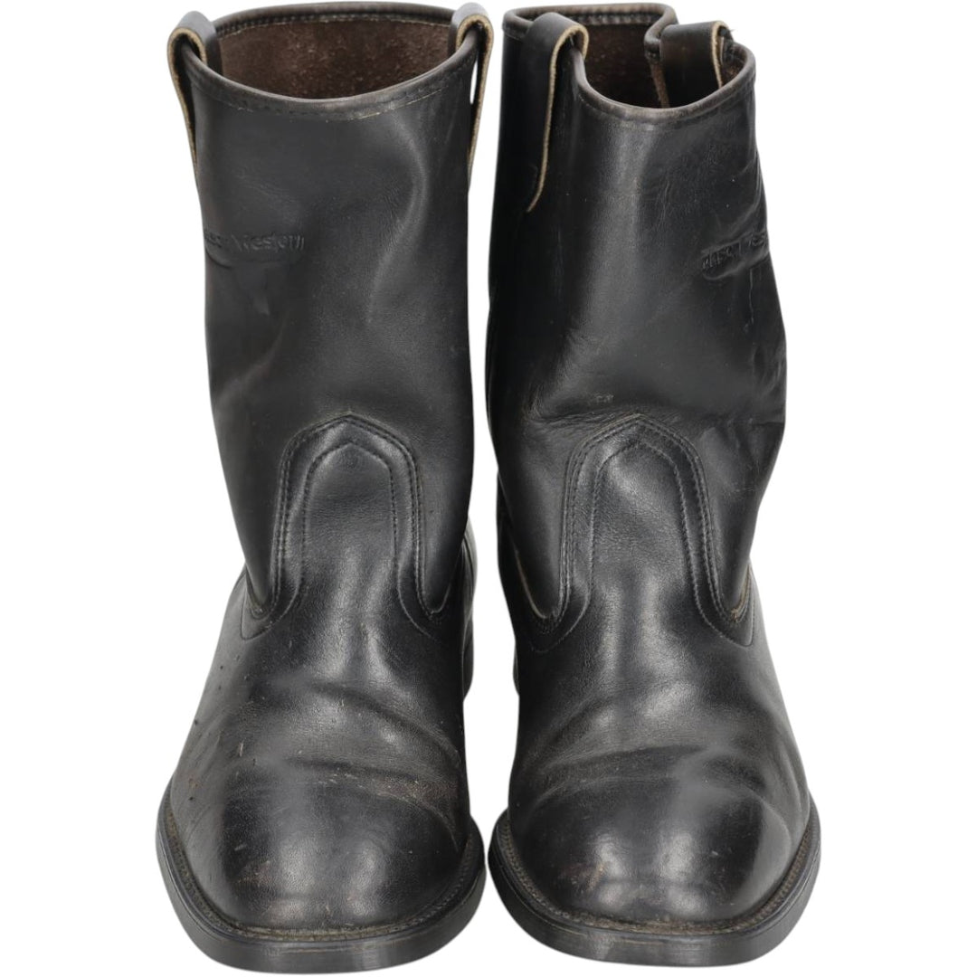 Mason Western Roper Boots, Made in USA, Size 10 1/2D Men's 28.5cm unclear black type Vintage Second Hand