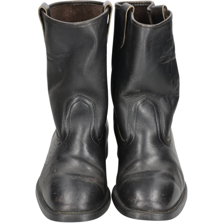 Mason Western Roper Boots, Made in USA, Size 10 1/2D Men's 28.5cm unclear black type Vintage Second Hand