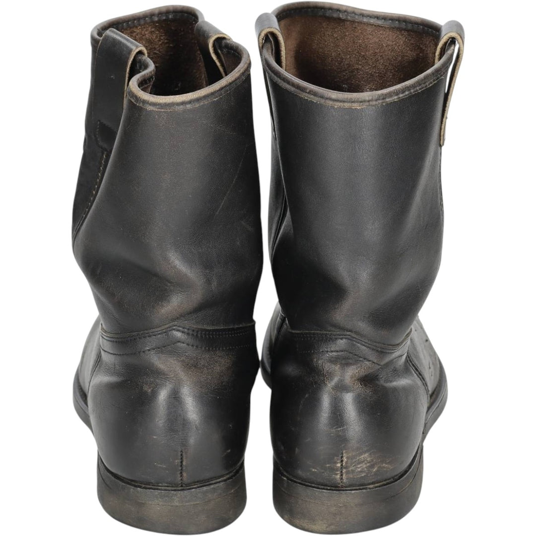 Mason Western Roper Boots, Made in USA, Size 10 1/2D Men's 28.5cm unclear black type Vintage Second Hand