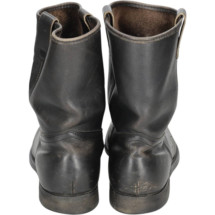 Mason Western Roper Boots, Made in USA, Size 10 1/2D Men's 28.5cm unclear black type Vintage Second Hand