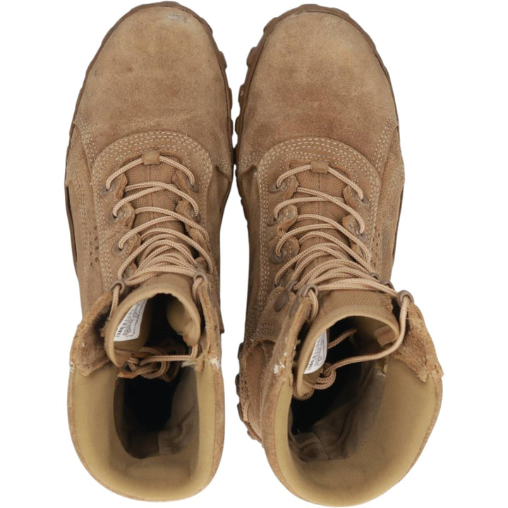 Civilian-made Rocky suede steel-toe combat boots, made in the USA, size 8W Men's 26.0cm unclear brown type Vintage Second Hand