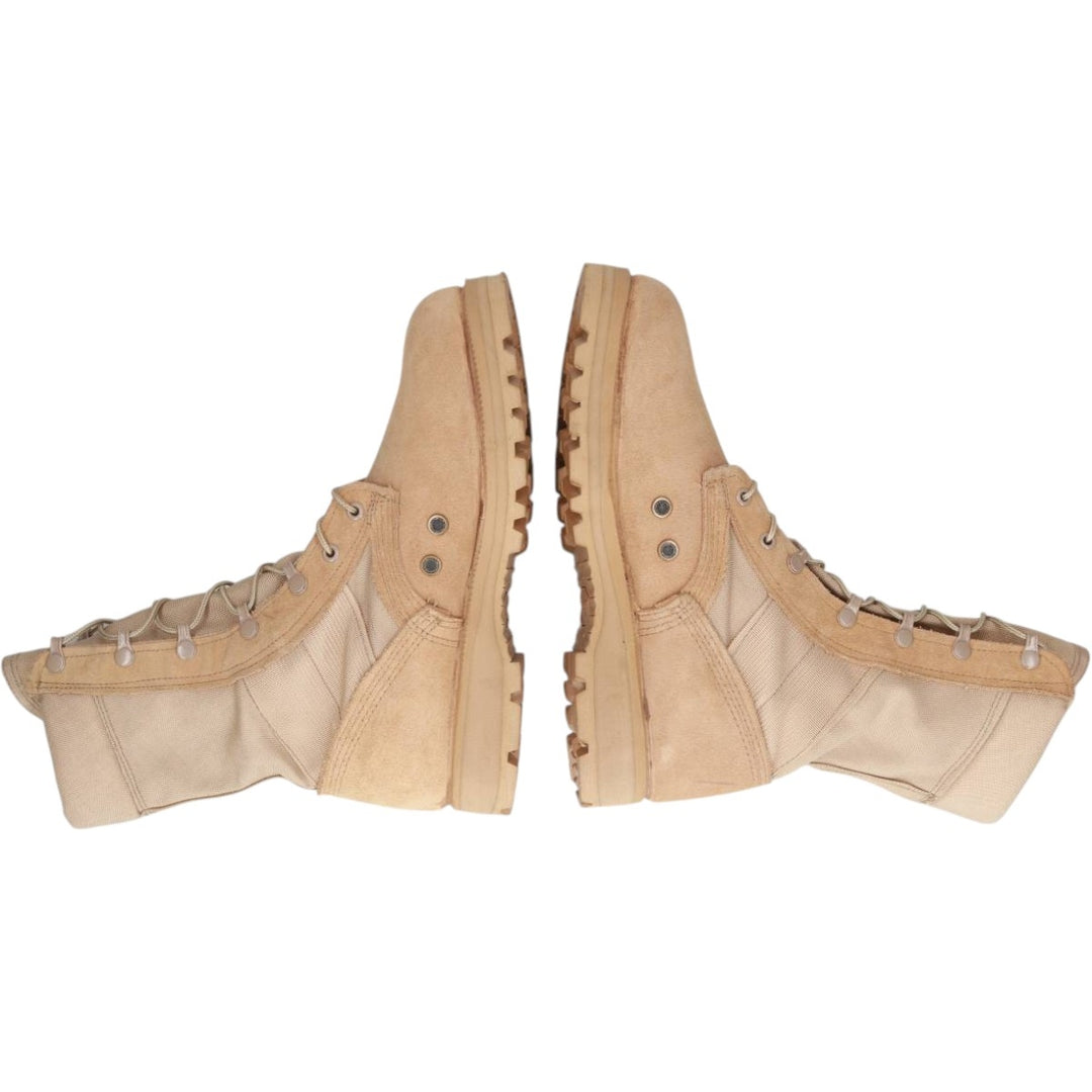 Suede Steel Toe Combat Boots 8W Men's 26.0cm unclear brown type Vintage Second Hand