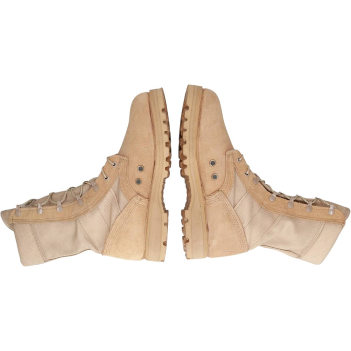 Suede Steel Toe Combat Boots 8W Men's 26.0cm unclear brown type Vintage Second Hand