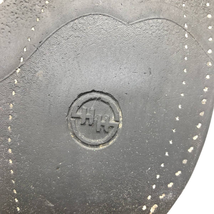 Civilian-made HH BRAND steel-toe straight-tip combat boots, made in the USA, size 10 1/2 E (equivalent to men's 11.2"), vintage style /saa016050 Men's 28.5cm unclear black type Vintage Second Hand