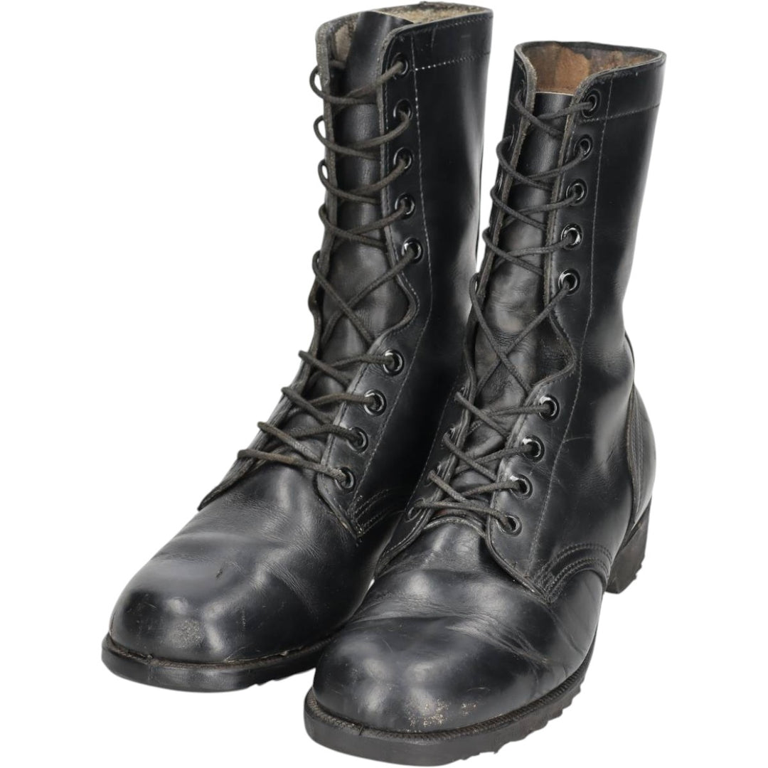 1980s US Military Steel Toe Combat Boots, Size 10R (Men's 11"), Vintage /saa016051 Men's 28.0cm unclear black type Vintage Second Hand