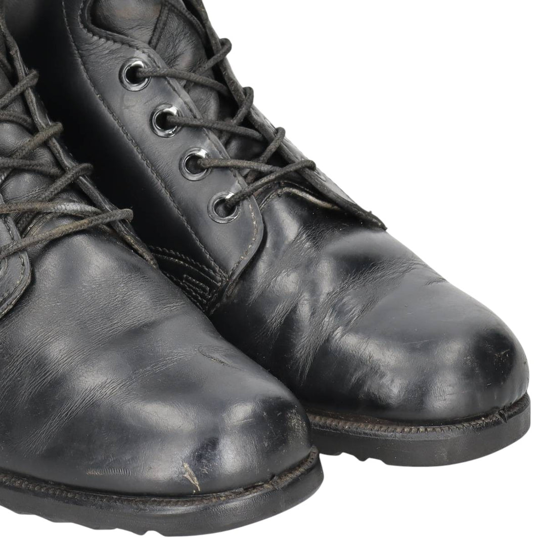 1980s US Military Steel Toe Combat Boots, Size 10R (Men's 11"), Vintage /saa016051 Men's 28.0cm unclear black type Vintage Second Hand