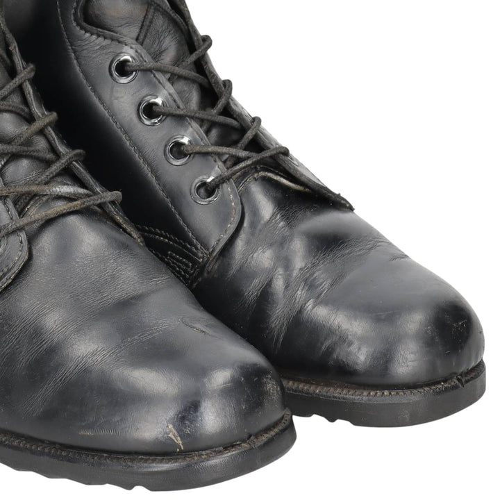 1980s US Military Steel Toe Combat Boots, Size 10R (Men's 11"), Vintage /saa016051 Men's 28.0cm unclear black type Vintage Second Hand