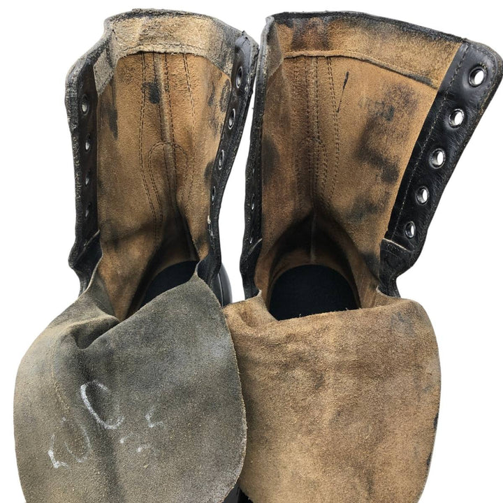 1980s US Military Steel Toe Combat Boots, Size 10R (Men's 11"), Vintage /saa016051 Men's 28.0cm unclear black type Vintage Second Hand