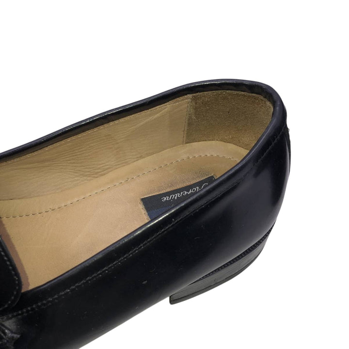 Bostonian FLORENTINE quilted tassel loafers, made in Italy, size 10M Men's 28.5cm genuine leather black type Vintage Second Hand