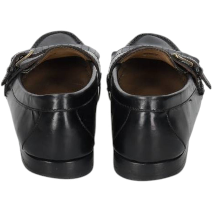 Cole Haan quilted monk strap shoes for men, size 10.6 inches (approx.) /saa016053 Men's 27.0cm unclear black type Vintage Second Hand