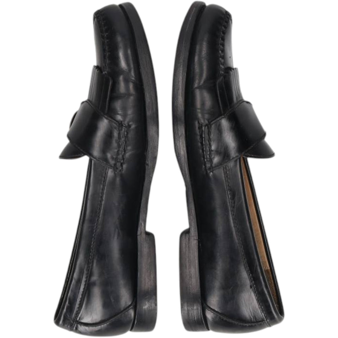 Cole Haan quilted monk strap shoes for men, size 10.6 inches (approx.) /saa016053 Men's 27.0cm unclear black type Vintage Second Hand