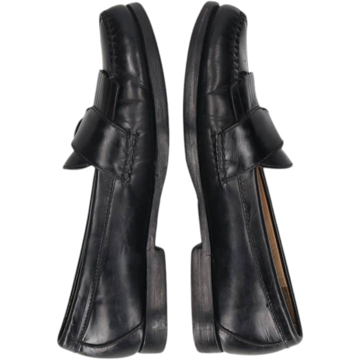 Cole Haan quilted monk strap shoes for men, size 10.6 inches (approx.) /saa016053 Men's 27.0cm unclear black type Vintage Second Hand