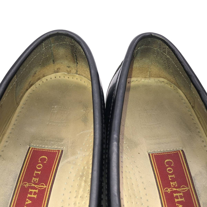 Cole Haan quilted monk strap shoes for men, size 10.6 inches (approx.) /saa016053 Men's 27.0cm unclear black type Vintage Second Hand