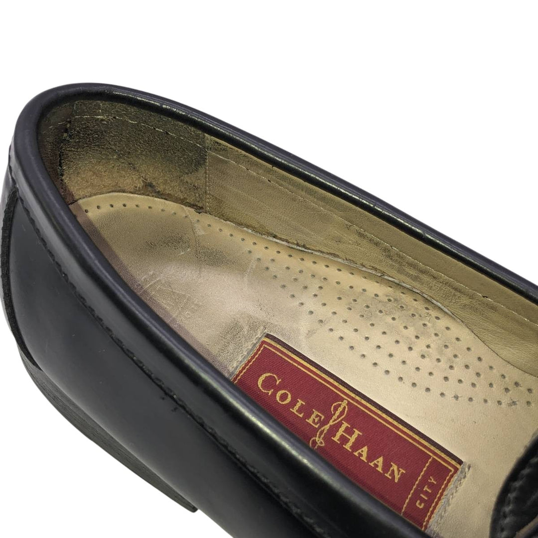 Cole Haan quilted monk strap shoes for men, size 10.6 inches (approx.) /saa016053 Men's 27.0cm unclear black type Vintage Second Hand