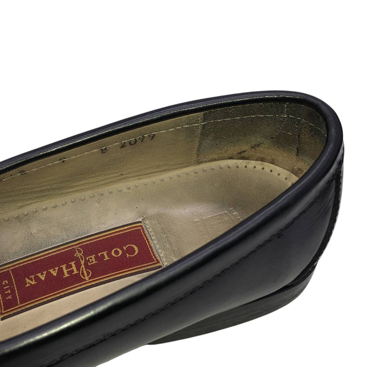 Cole Haan quilted monk strap shoes for men, size 10.6 inches (approx.) /saa016053 Men's 27.0cm unclear black type Vintage Second Hand