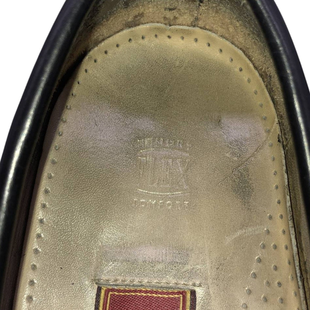 Cole Haan quilted monk strap shoes for men, size 10.6 inches (approx.) /saa016053 Men's 27.0cm unclear black type Vintage Second Hand