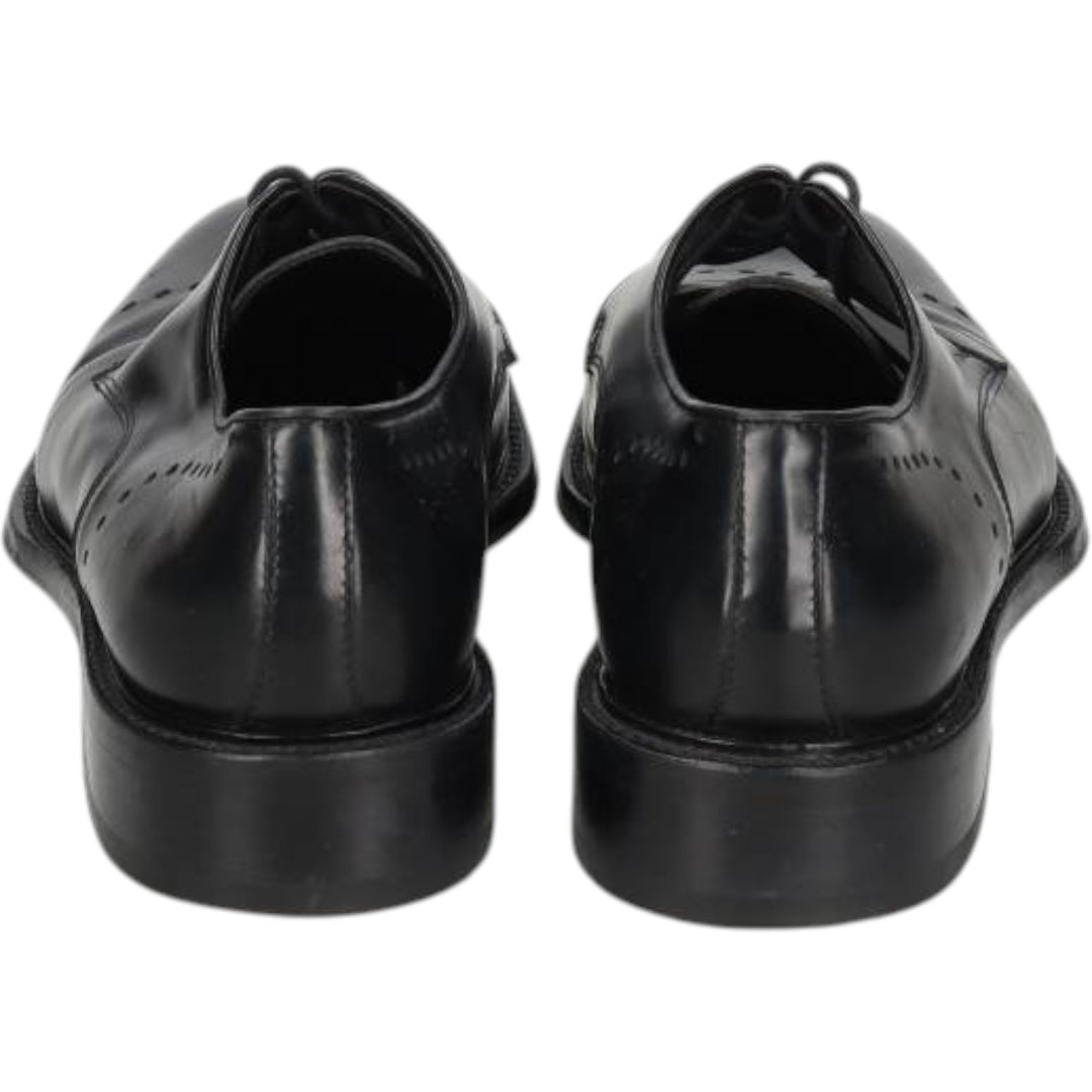 CABLE AND Co. Imitation Cap-Toe Leather Shoes, Made in Italy, Size 10 1/2 Men's 29.0cm genuine leather black type Vintage Second Hand