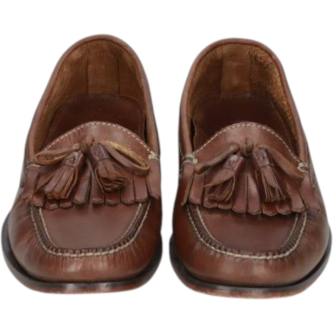 Cole Haan quilted tassel loafers, men's size 10.8" (approx.) /saa016055 Men's 27.5cm unclear brown type Vintage Second Hand